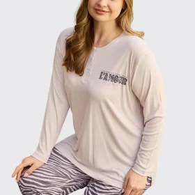 PIŻAMA DAMSKA model: 19166 (2XL, 3XL, 4XL)