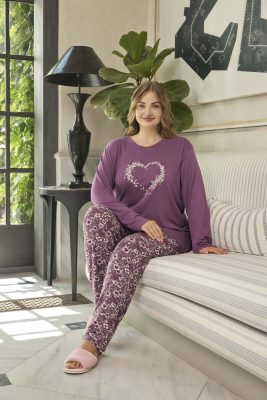 PIŻAMA DAMSKA model: 240649 (2XL, 3XL, 4XL) - obrazek 2