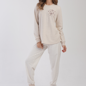 PIŻAMA DAMSKA ocieplana model: 4030150000 (1XL, 2XL, 3XL, 4XL)