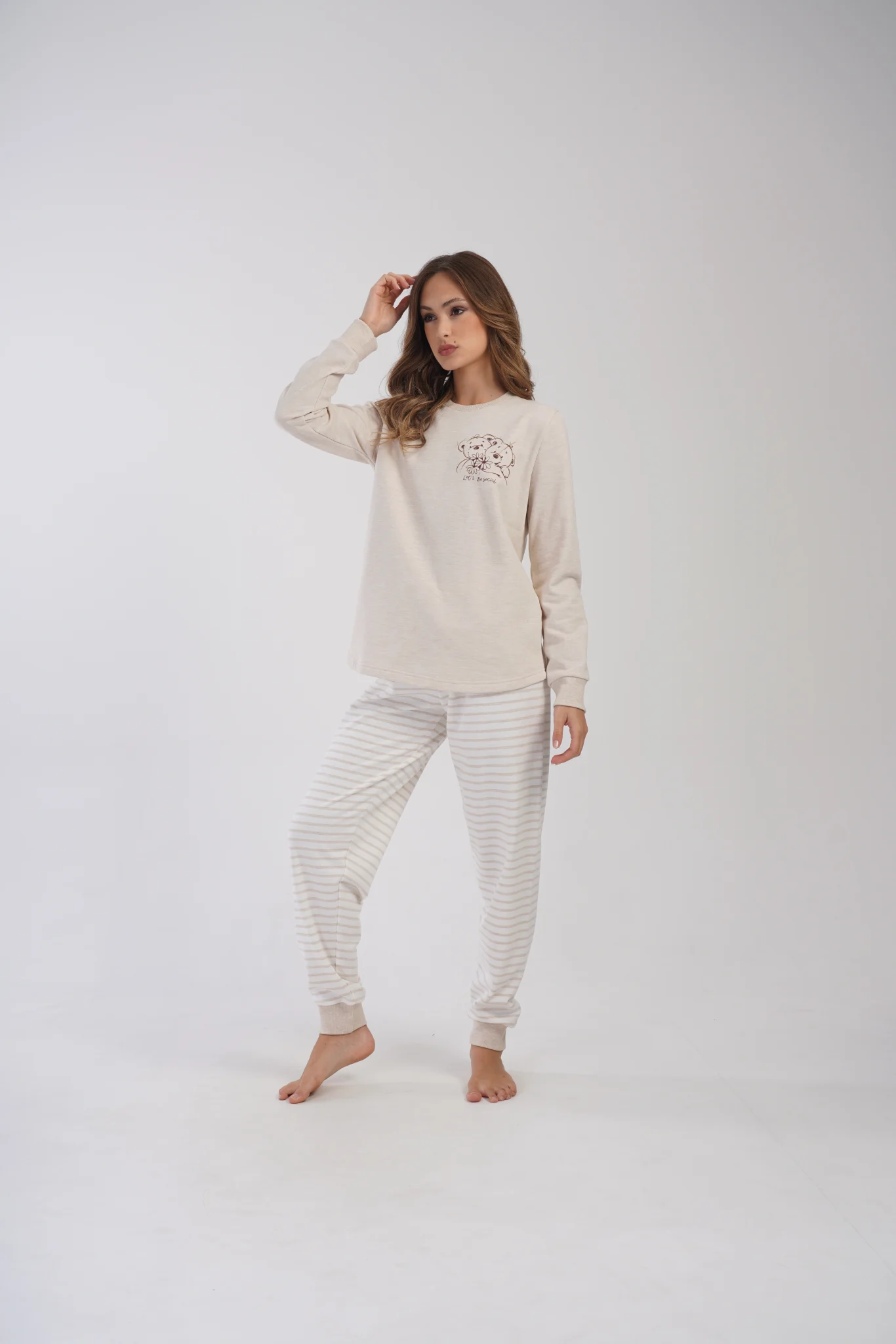 PIŻAMA DAMSKA ocieplana model: 4030150000 (1XL, 2XL, 3XL, 4XL) - obrazek 4