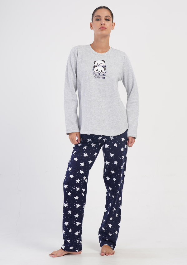 PIŻAMA DAMSKA ocieplana model: 4030232051 (S, M, L, XL)