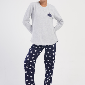 PIŻAMA DAMSKA ocieplana model: 4030242051 (1XL, 2XL, 3XL, 4XL)