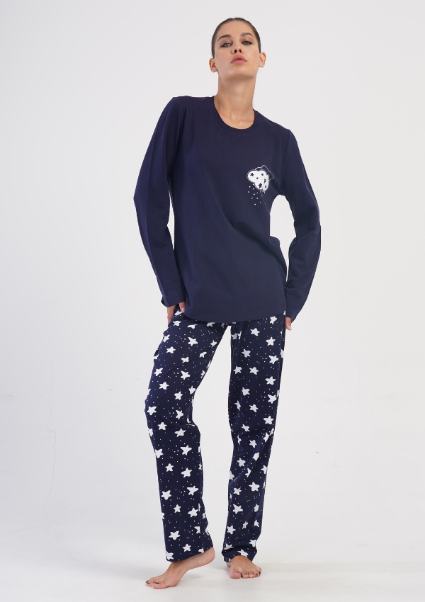PIŻAMA DAMSKA ocieplana model: 4030242051 (1XL, 2XL, 3XL, 4XL)