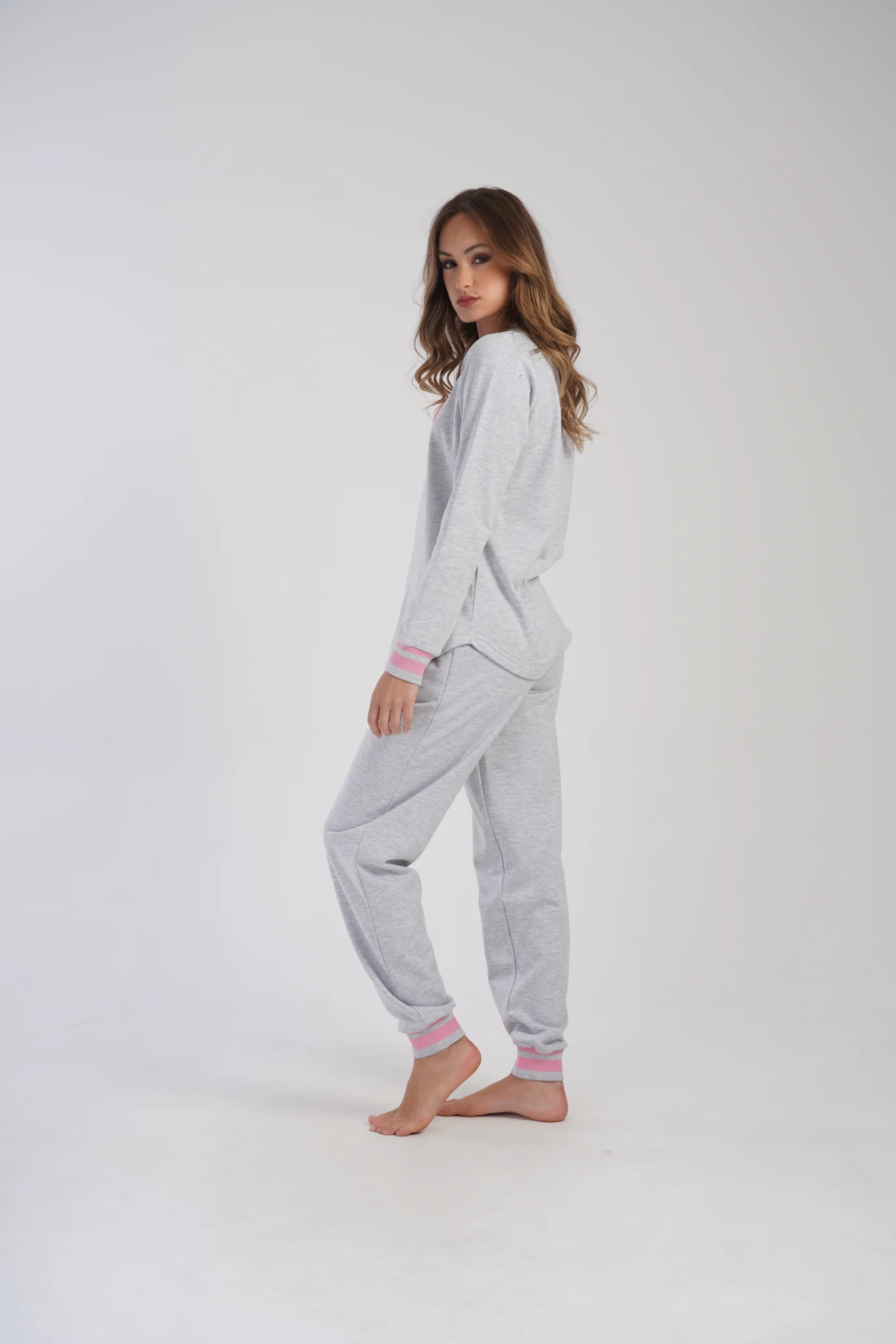 PIŻAMA DAMSKA ocieplana model: 4030320000 (S, M, L, XL) - obrazek 3