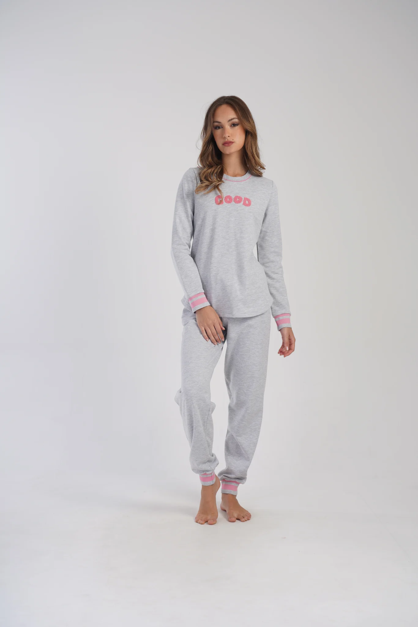 PIŻAMA DAMSKA ocieplana model: 4030320000 (S, M, L, XL) - obrazek 4