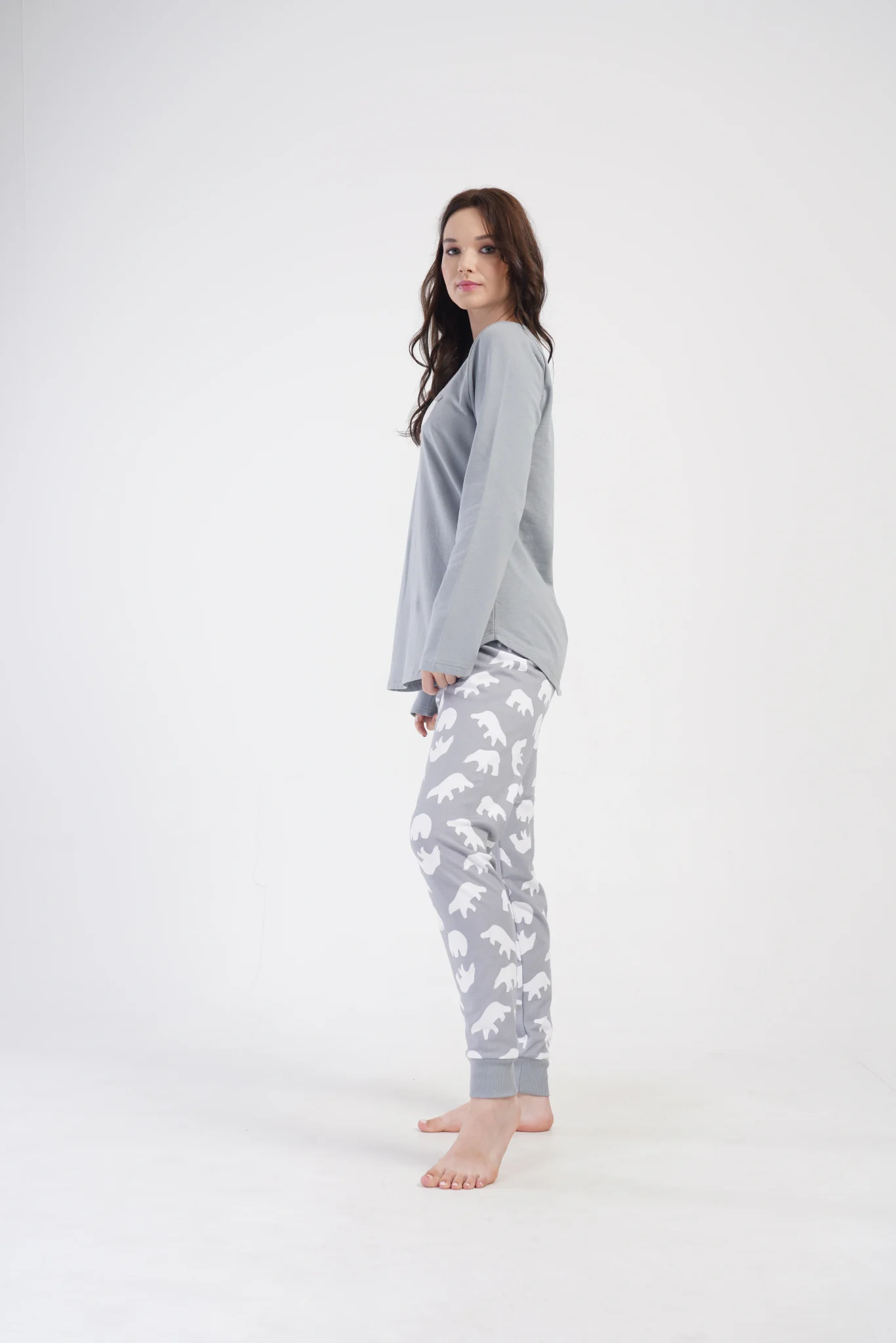 PIŻAMA DAMSKA ocieplana model: 4030361677 (1XL, 2XL, 3XL, 4XL) - obrazek 4