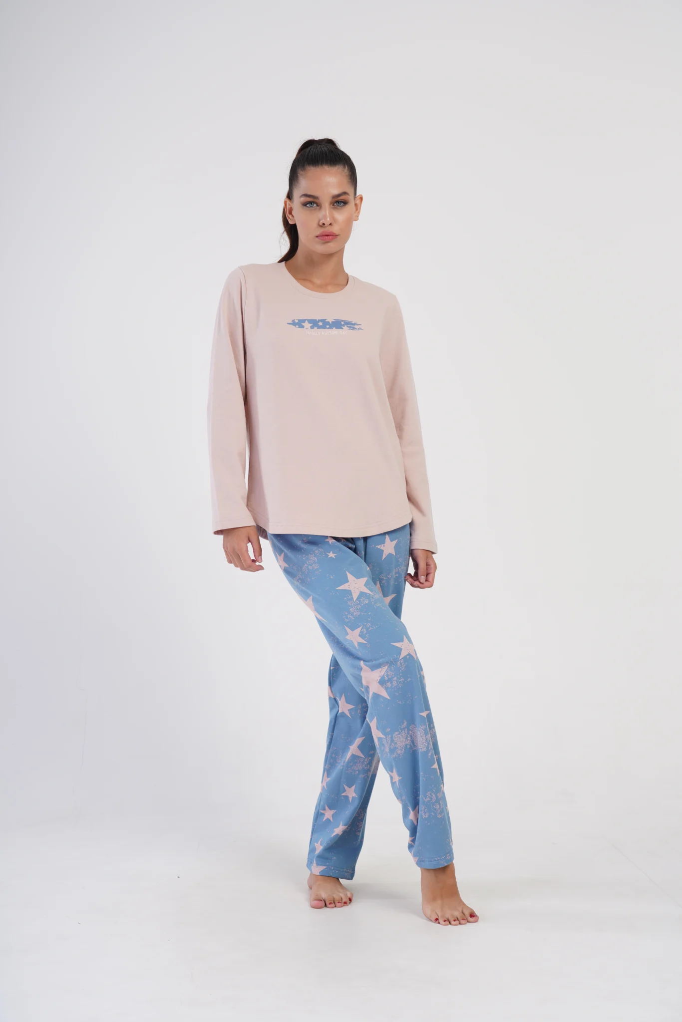 PIŻAMA DAMSKA ocieplana model: 4031331061 (1XL, 2XL, 3XL, 4XL) - obrazek 3