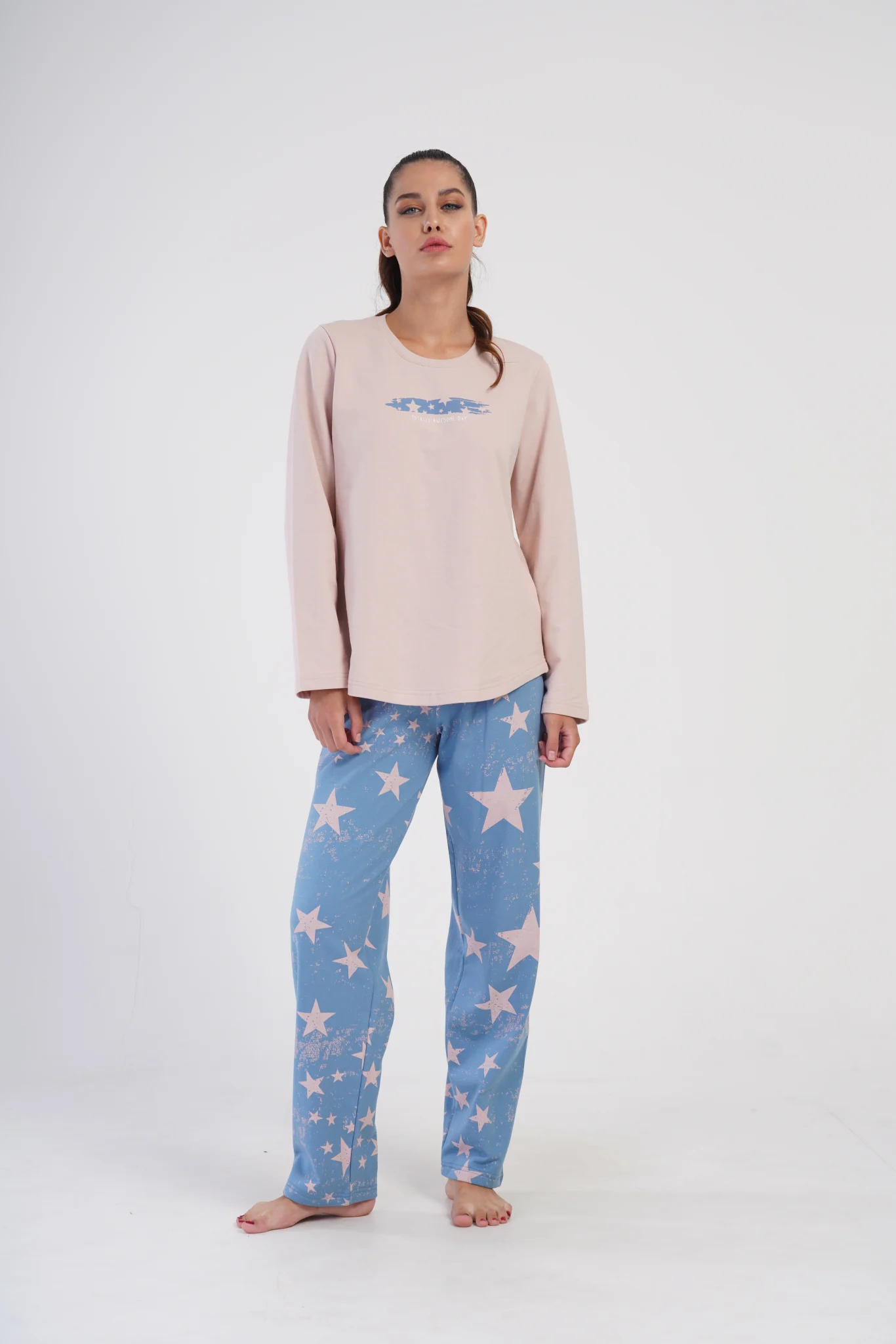 PIŻAMA DAMSKA ocieplana model: 4031331061 (1XL, 2XL, 3XL, 4XL) - obrazek 4