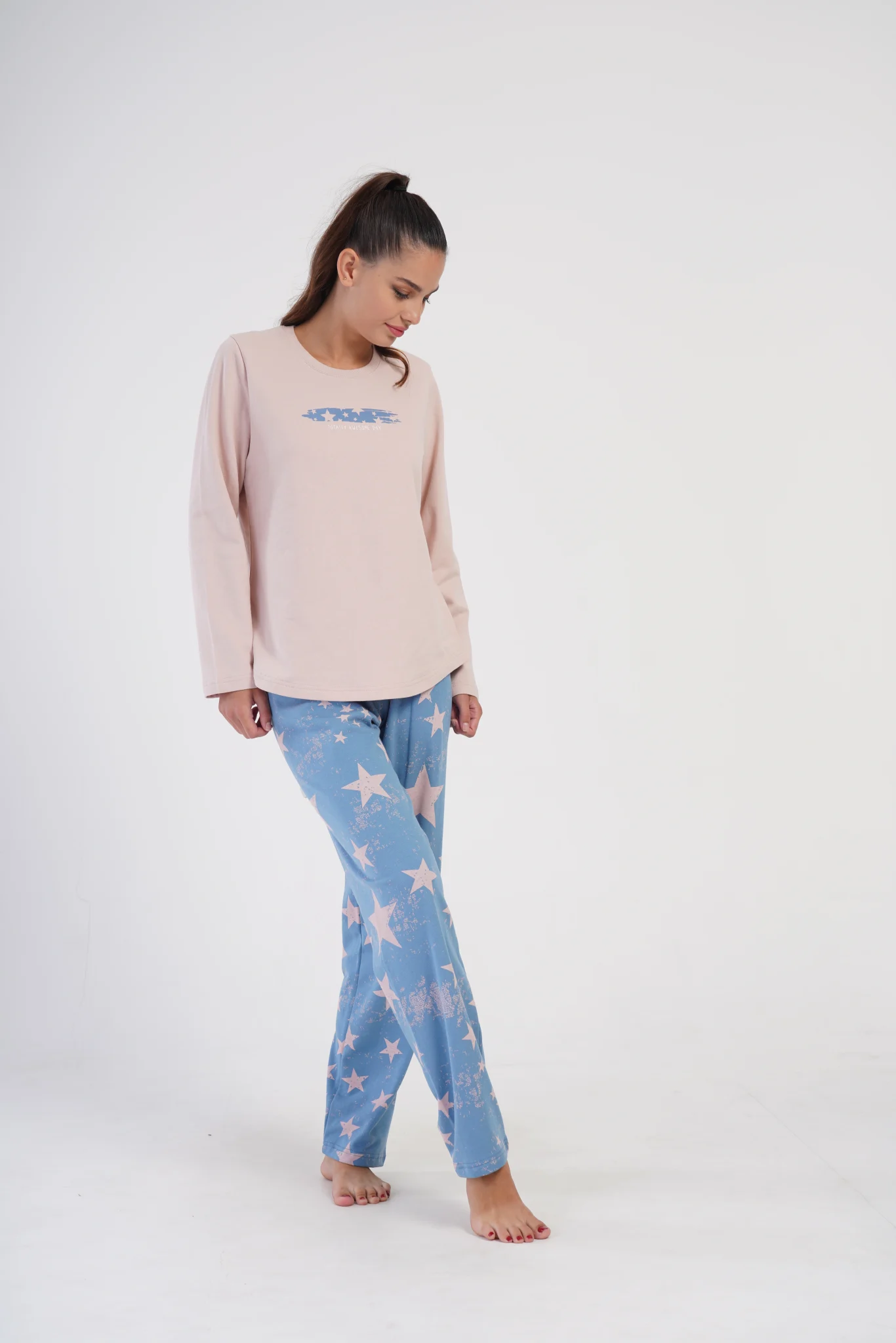 PIŻAMA DAMSKA ocieplana model: 4031331061 (1XL, 2XL, 3XL, 4XL) - obrazek 5