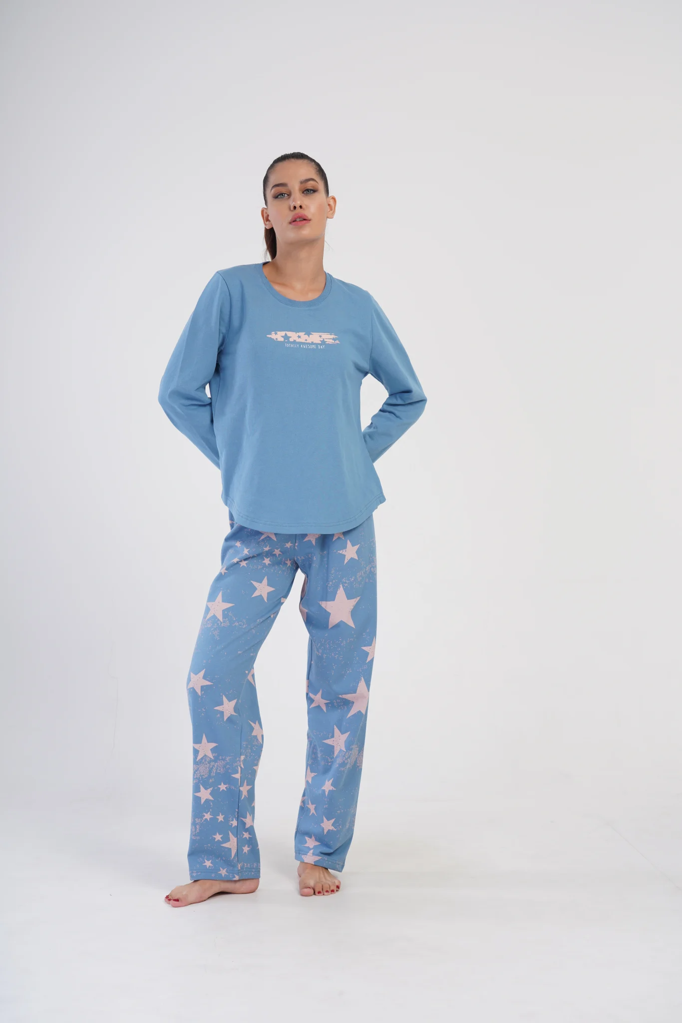 PIŻAMA DAMSKA ocieplana model: 4031331061 (1XL, 2XL, 3XL, 4XL) - obrazek 4