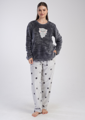 PIŻAMA DAMSKA Softowa model: 4031552874 (1XL, 2XL, 3XL)