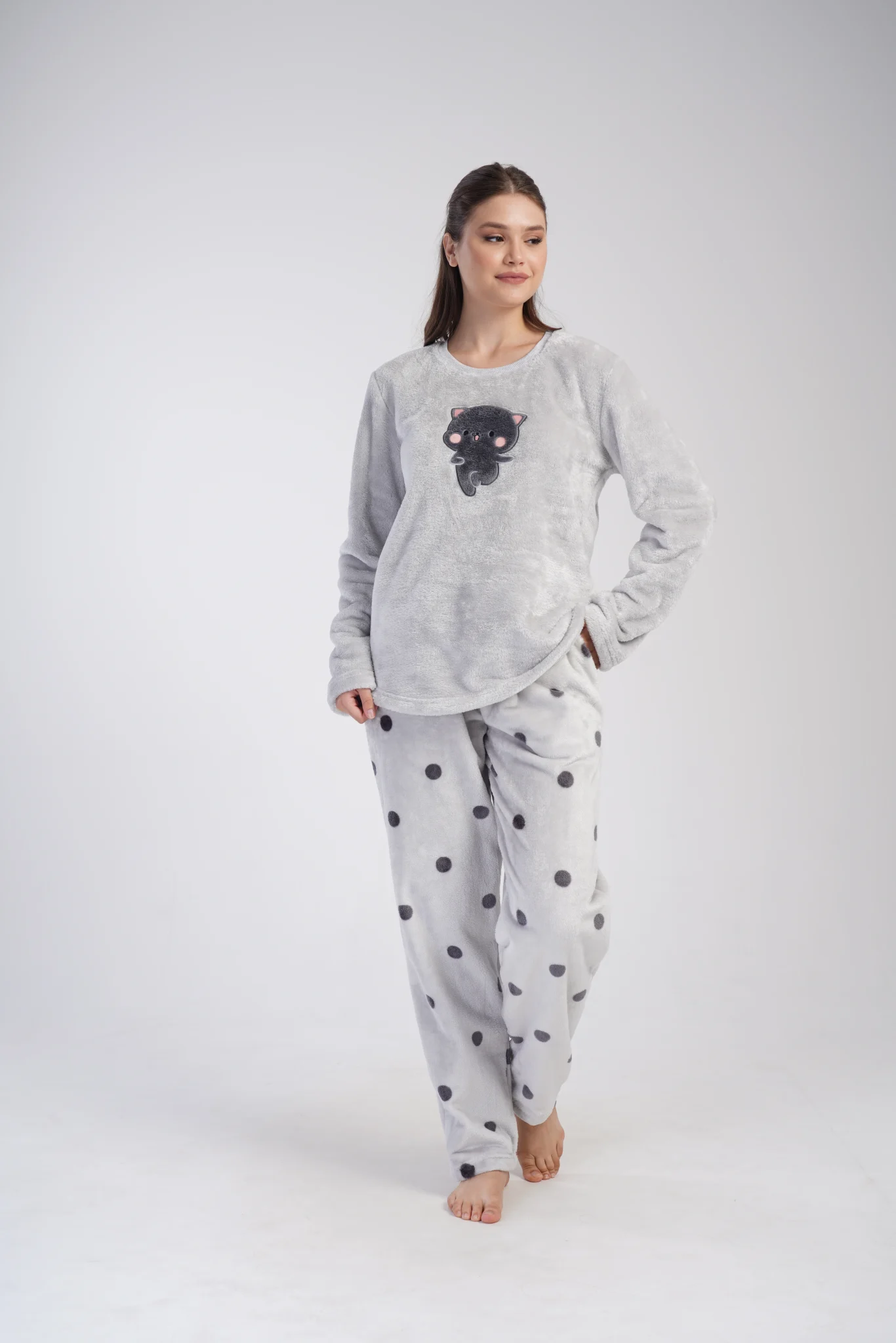 PIŻAMA DAMSKA Softowa model: 4031552874 (1XL, 2XL, 3XL) - obrazek 5