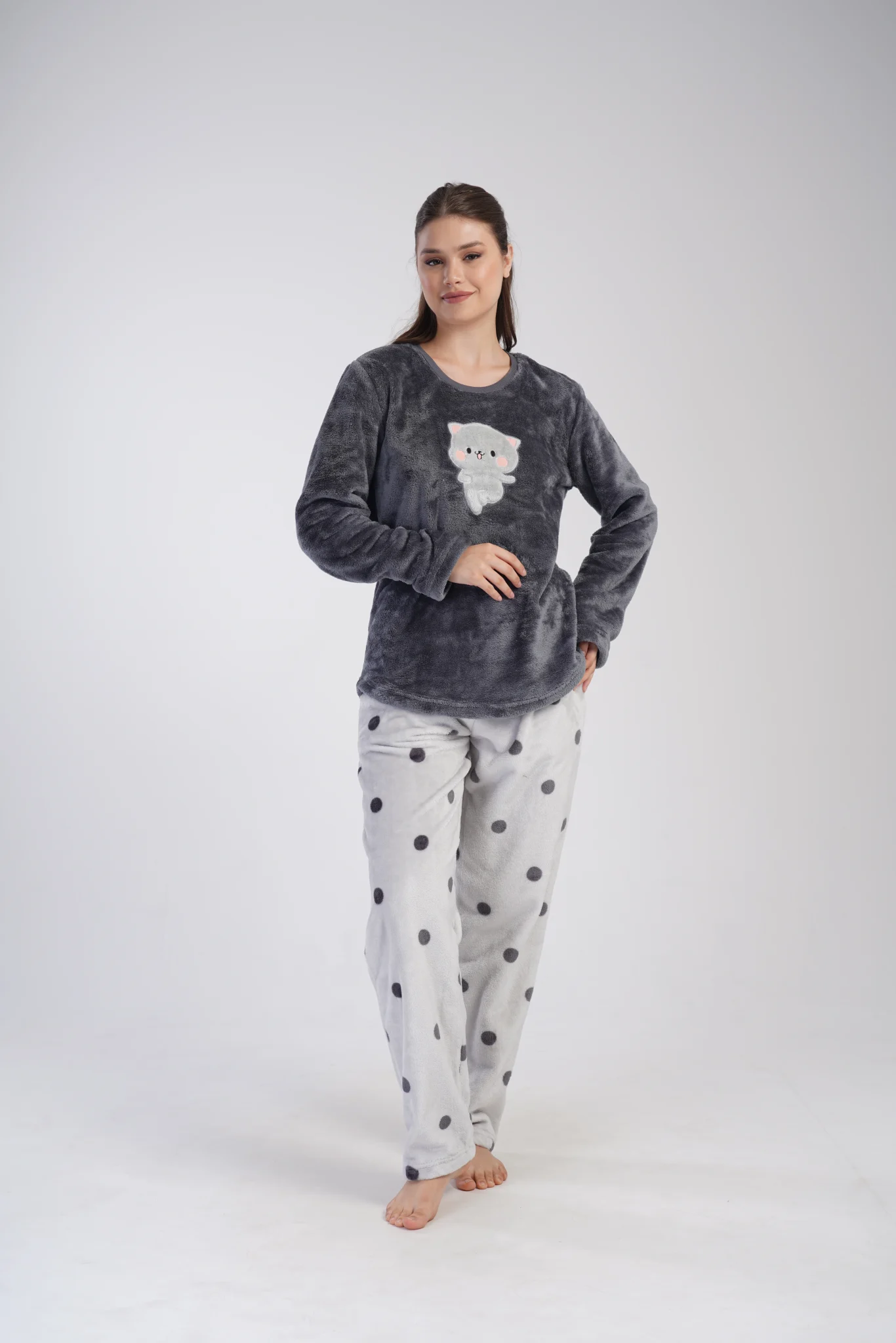 PIŻAMA DAMSKA Softowa model: 4031552874 (1XL, 2XL, 3XL) - obrazek 3