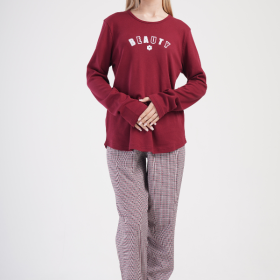 PIŻAMA DAMSKA interlock model: 4033603626 (1XL, 2XL, 3XL, 4XL)