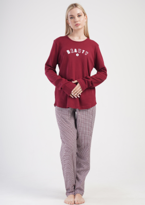 PIŻAMA DAMSKA interlock model: 4033603626 (1XL, 2XL, 3XL, 4XL)