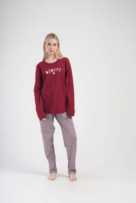 PIŻAMA DAMSKA interlock model: 4033603626 (1XL, 2XL, 3XL, 4XL) - obrazek 4