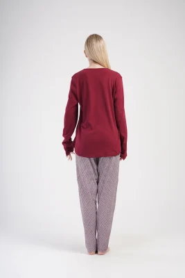 PIŻAMA DAMSKA interlock model: 4033603626 (1XL, 2XL, 3XL, 4XL) - obrazek 2