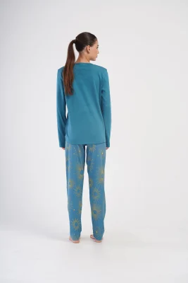 PIŻAMA DAMSKA interlock model: 4033672329 (1XL, 2XL, 3XL, 4XL) - obrazek 2