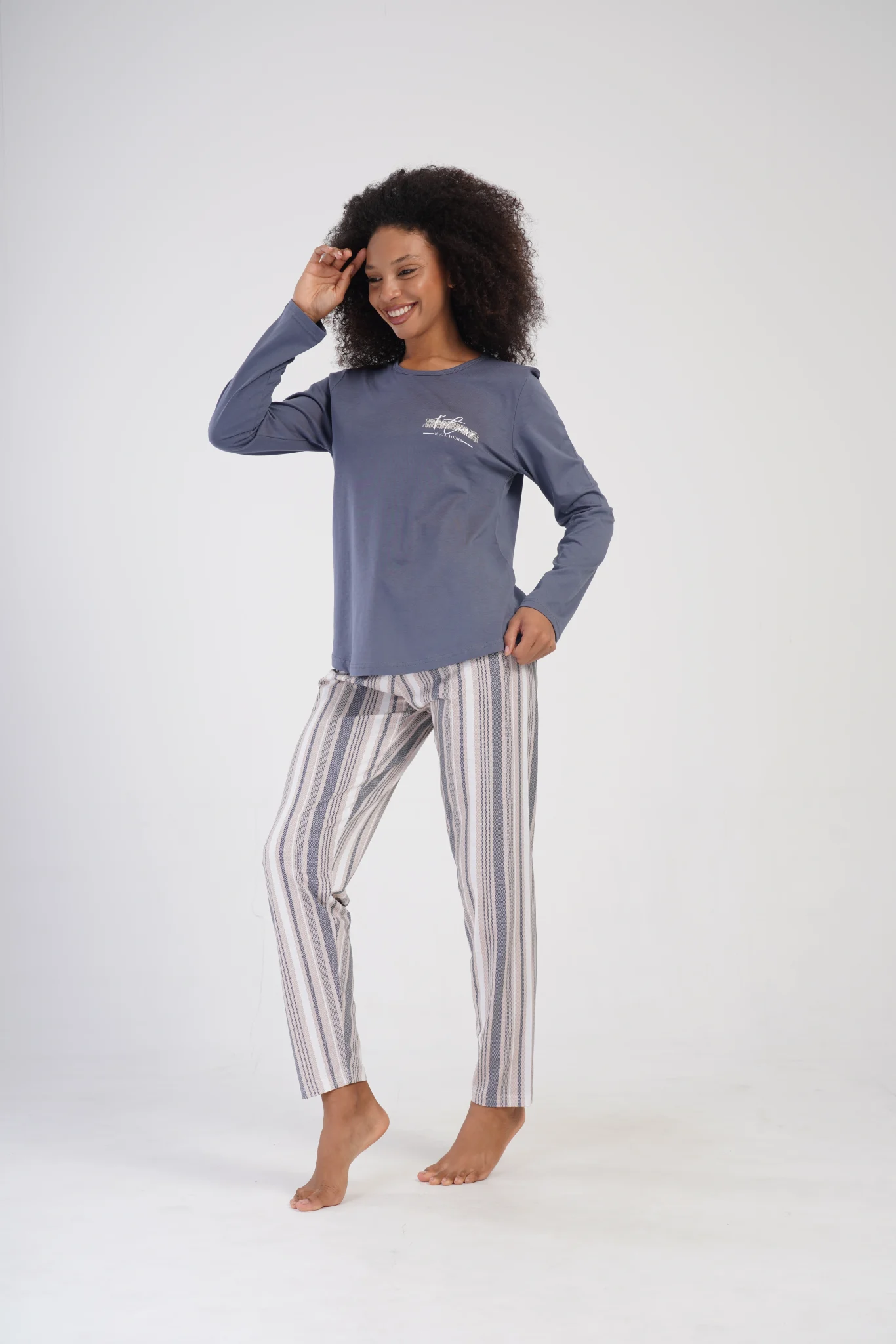 PIŻAMA DAMSKA model: 4040970950 (1XL, 2XL, 3XL, 4XL) - obrazek 3