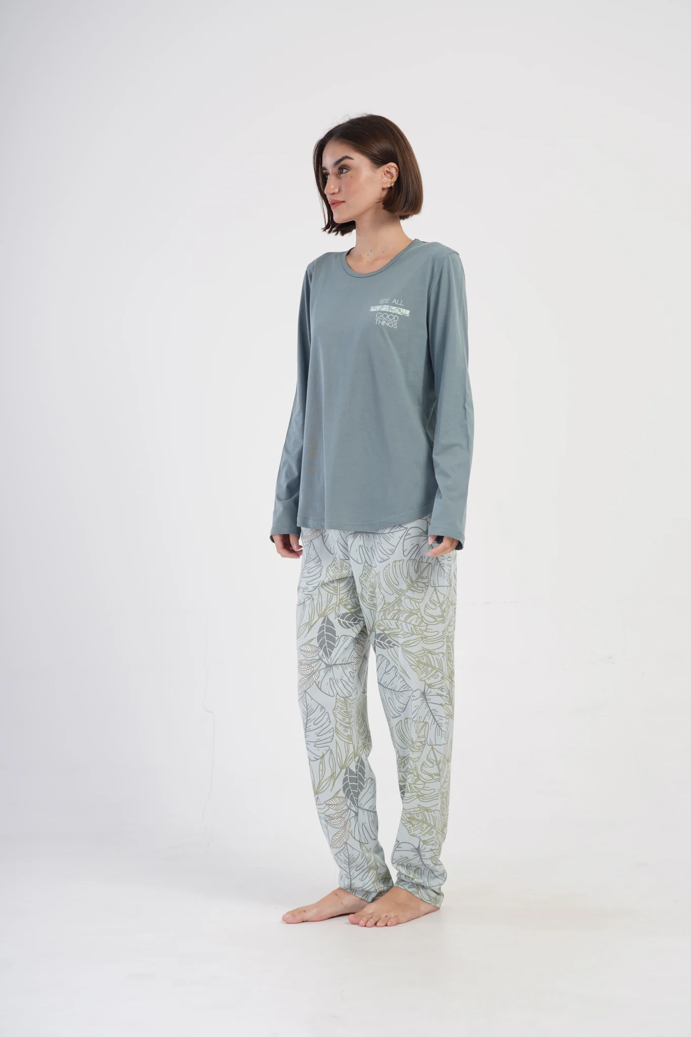 PIŻAMA DAMSKA model: 4041081021 (1XL, 2XL, 3XL, 4XL) - obrazek 3
