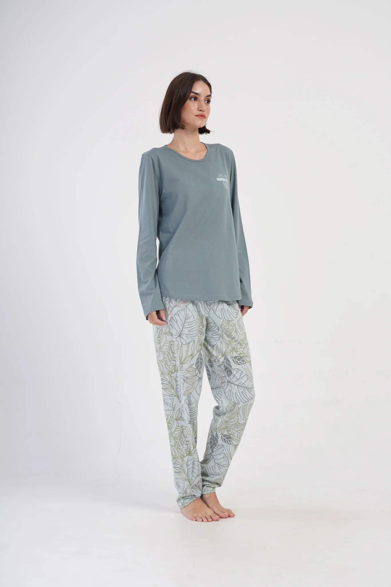 PIŻAMA DAMSKA model: 4041081021 (1XL, 2XL, 3XL, 4XL) - obrazek 5