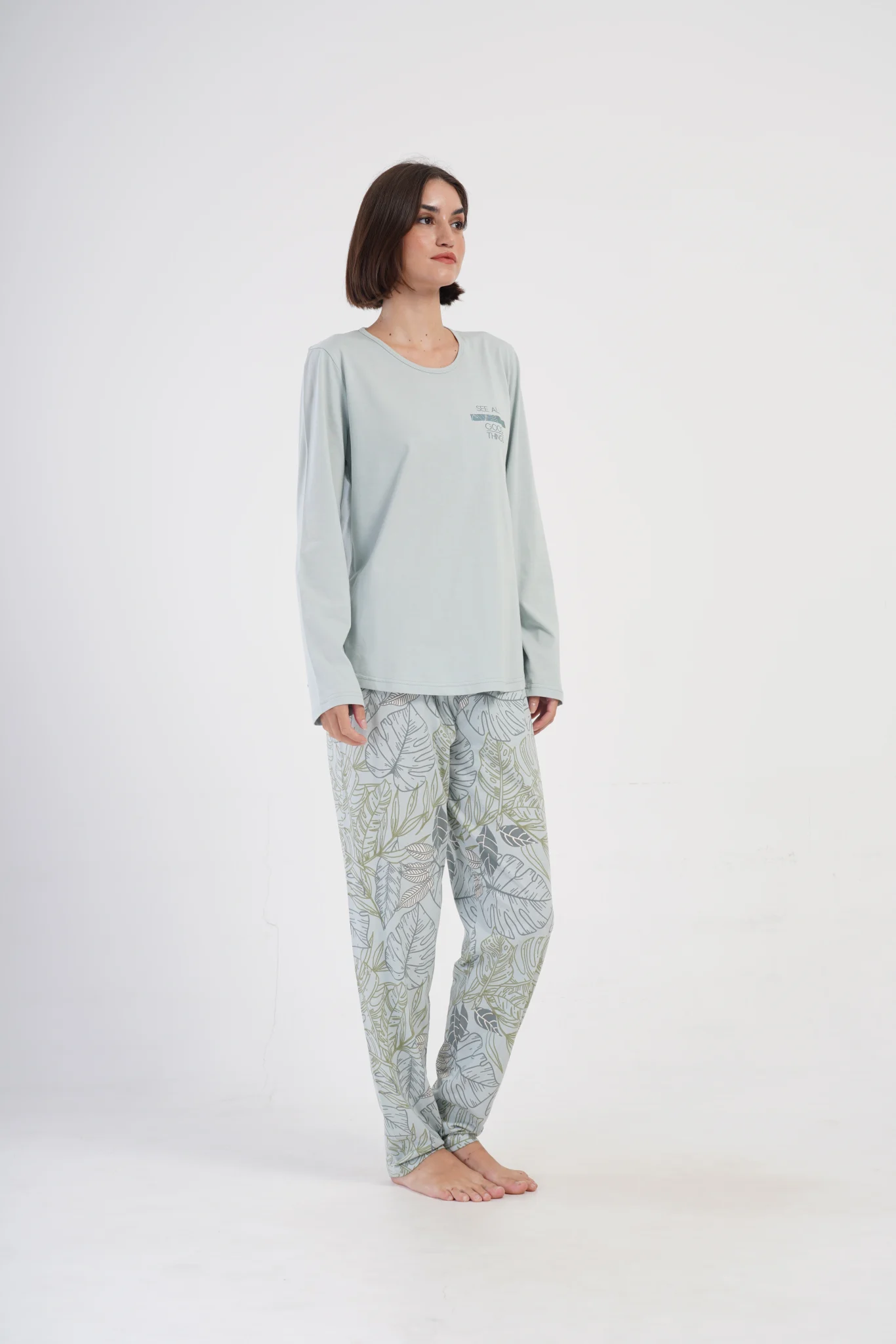 PIŻAMA DAMSKA model: 4041081021 (1XL, 2XL, 3XL, 4XL) - obrazek 5