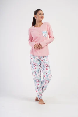 PIŻAMA DAMSKA interlock model: 4041357300 (S, M, L, XL) - obrazek 4