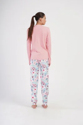 PIŻAMA DAMSKA interlock model: 4041357300 (S, M, L, XL) - obrazek 2