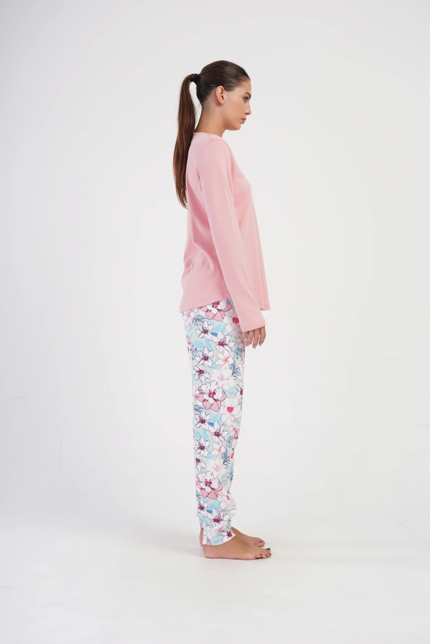 PIŻAMA DAMSKA interlock model: 4041357300 (S, M, L, XL) - obrazek 5