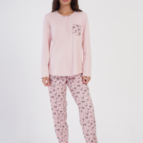 PIŻAMA DAMSKA interlock model: 4041370336 (S, M, L, XL)