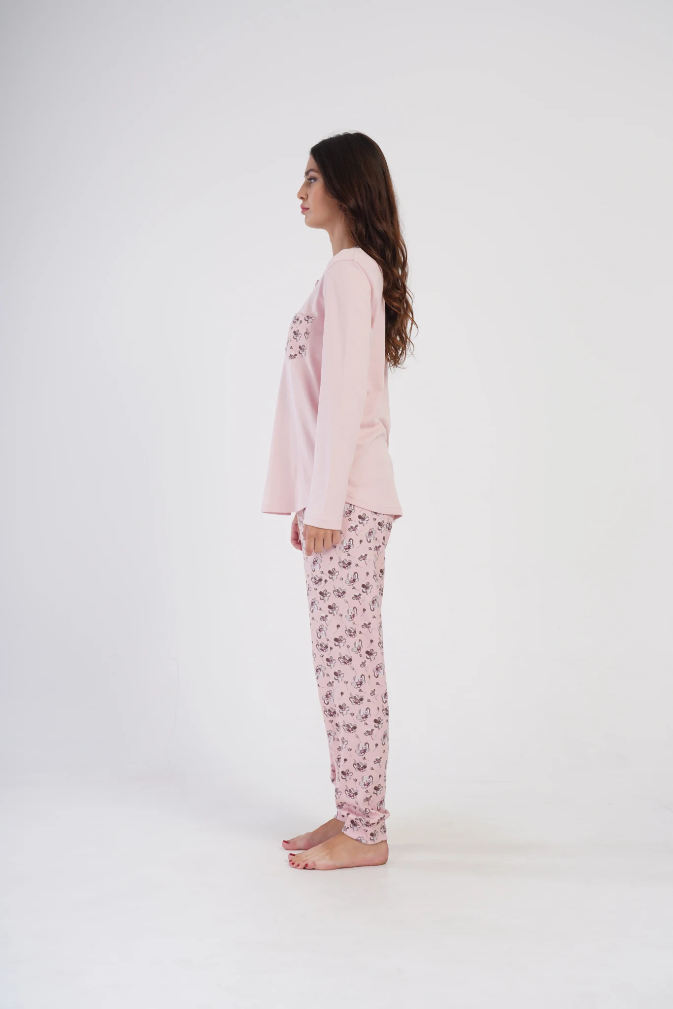 PIŻAMA DAMSKA interlock model: 4041370336 (S, M, L, XL) - obrazek 4