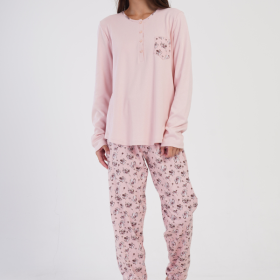 PIŻAMA DAMSKA interlock model: 4041380336 (1XL, 2XL, 3XL, 4XL)