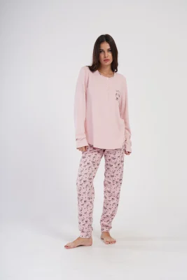 PIŻAMA DAMSKA interlock model: 4041380336 (1XL, 2XL, 3XL, 4XL) - obrazek 4