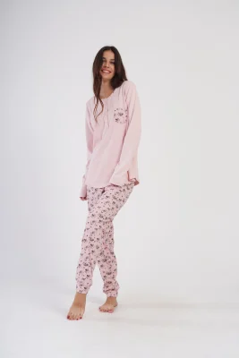 PIŻAMA DAMSKA interlock model: 4041380336 (1XL, 2XL, 3XL, 4XL) - obrazek 5