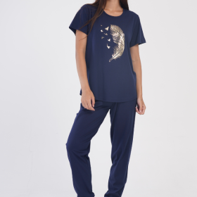 PIŻAMA DAMSKA model: 4051900000 (1XL, 2XL, 3XL, 4XL)