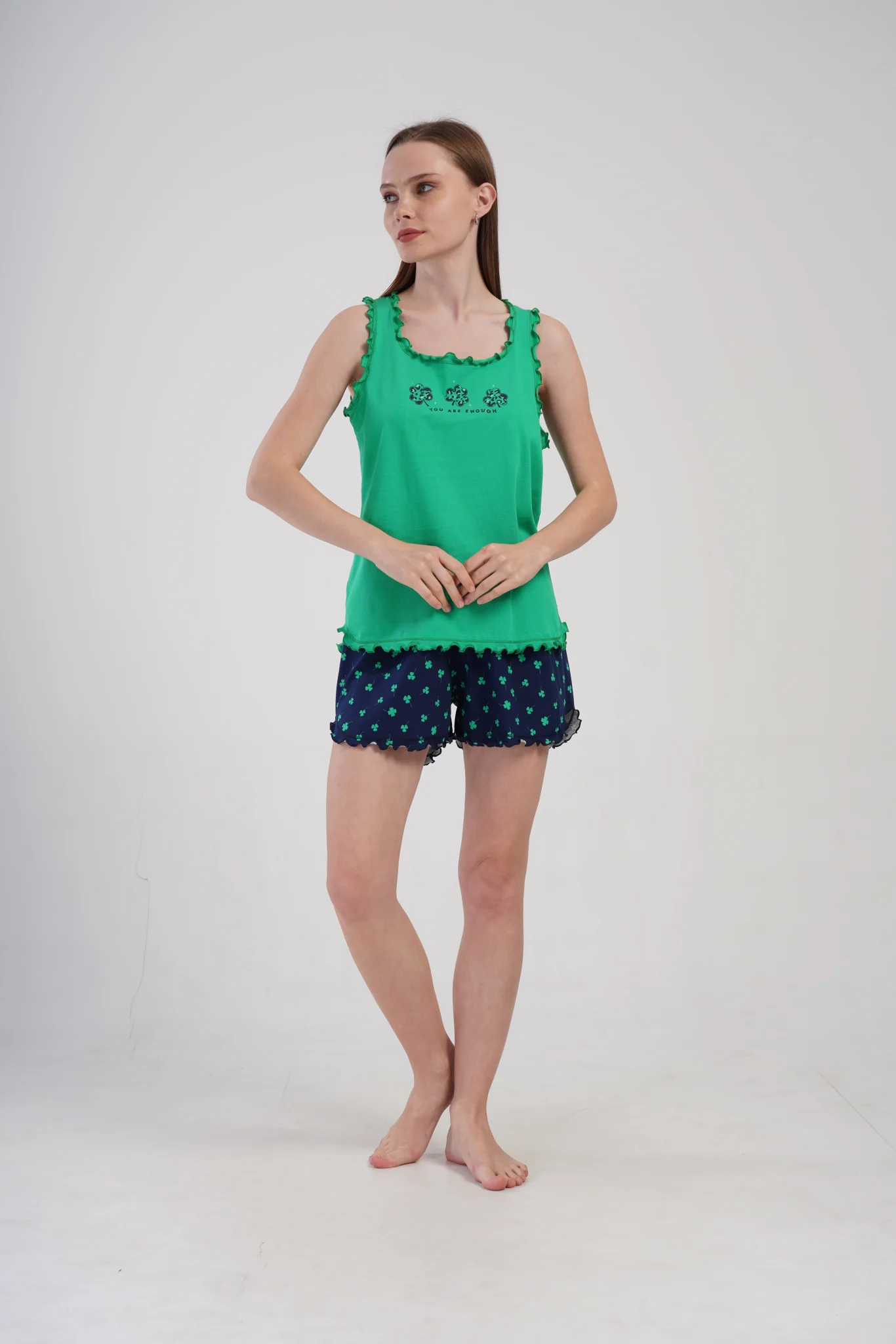PIŻAMA DAMSKA model: 4081620245 (1XL, 2XL, 3XL, 4XL) - obrazek 3