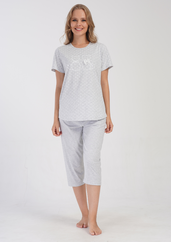 PIŻAMA DAMSKA model: 4084620451 (1XL, 2XL, 3XL, 4XL)