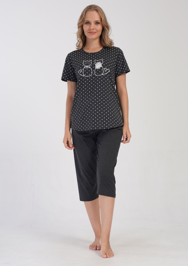 PIŻAMA DAMSKA model: 4084620451 (1XL, 2XL, 3XL, 4XL)