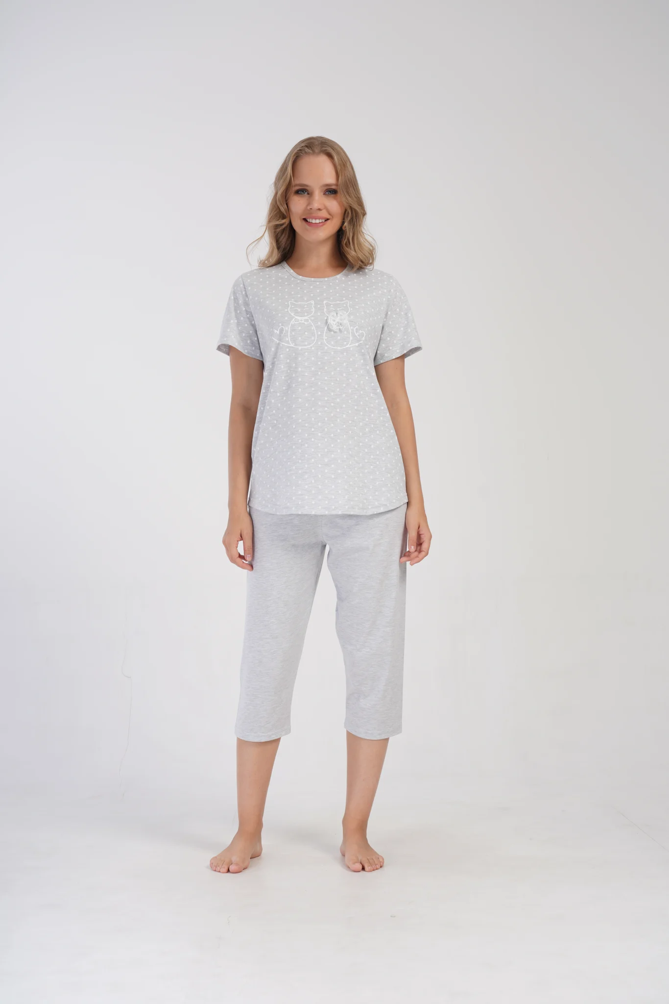 PIŻAMA DAMSKA model: 4084620451 (1XL, 2XL, 3XL, 4XL) - obrazek 3
