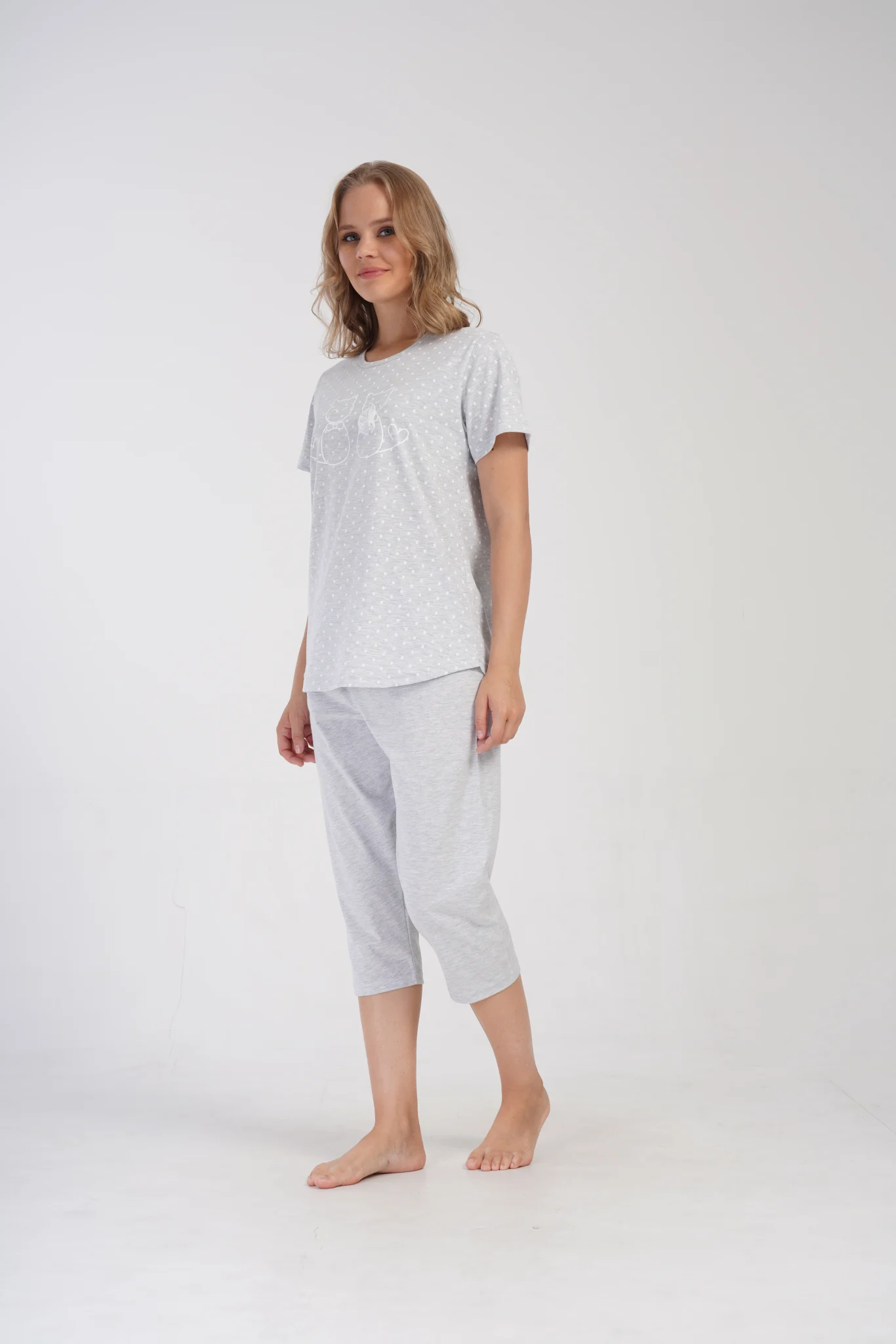 PIŻAMA DAMSKA model: 4084620451 (1XL, 2XL, 3XL, 4XL) - obrazek 4