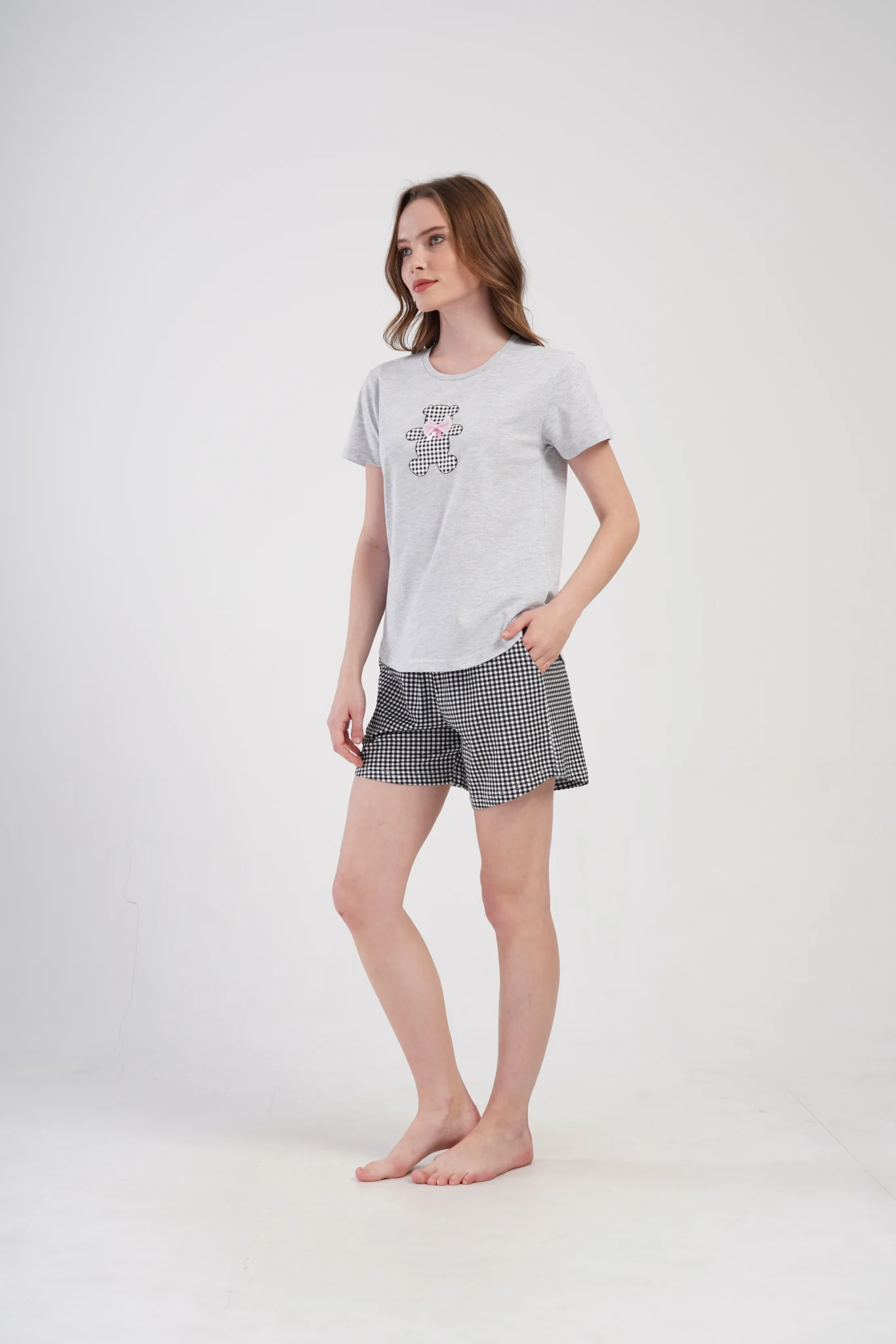 PIŻAMA DAMSKA model: 4085076331 (1XL, 2XL, 3XL, 4XL) - obrazek 3
