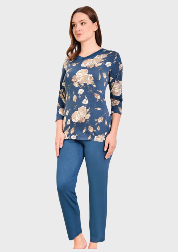 PIŻAMA DAMSKA model: U840 (M, L, XL, 2XL, 3XL)