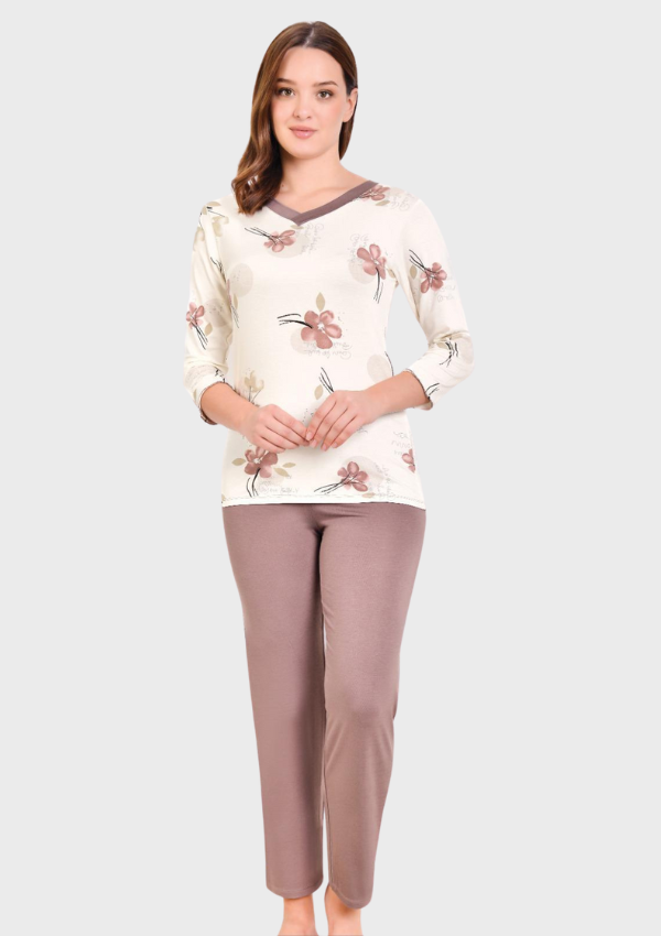 PIŻAMA DAMSKA model: U847 (M, L, XL, 2XL, 3XL)