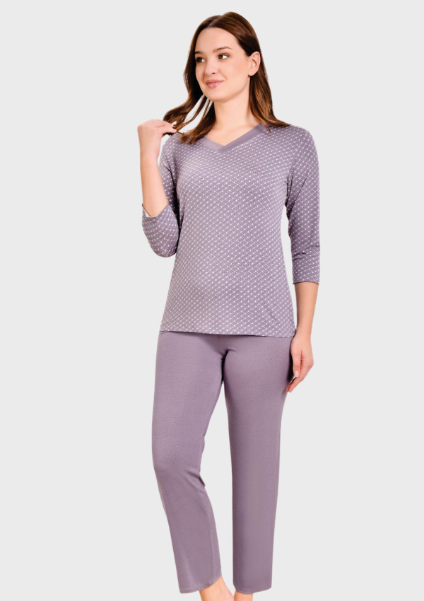PIŻAMA DAMSKA model: U848 (M, L, XL, 2XL, 3XL)