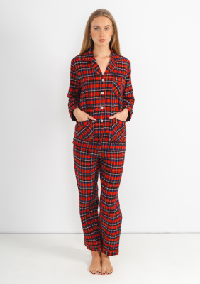 PIŻAMA DAMSKA FLANELOWA model: Formax (S, M, L, XL, XXL) - obrazek 5