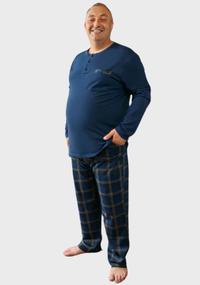 PIŻAMA MĘSKA model: 240811 (2XL, 3XL, 4XL)