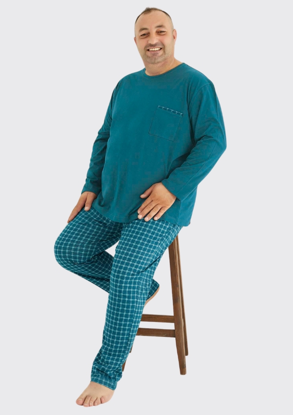 PIŻAMA MĘSKA model: 3403 (2XL, 3XL, 4XL)