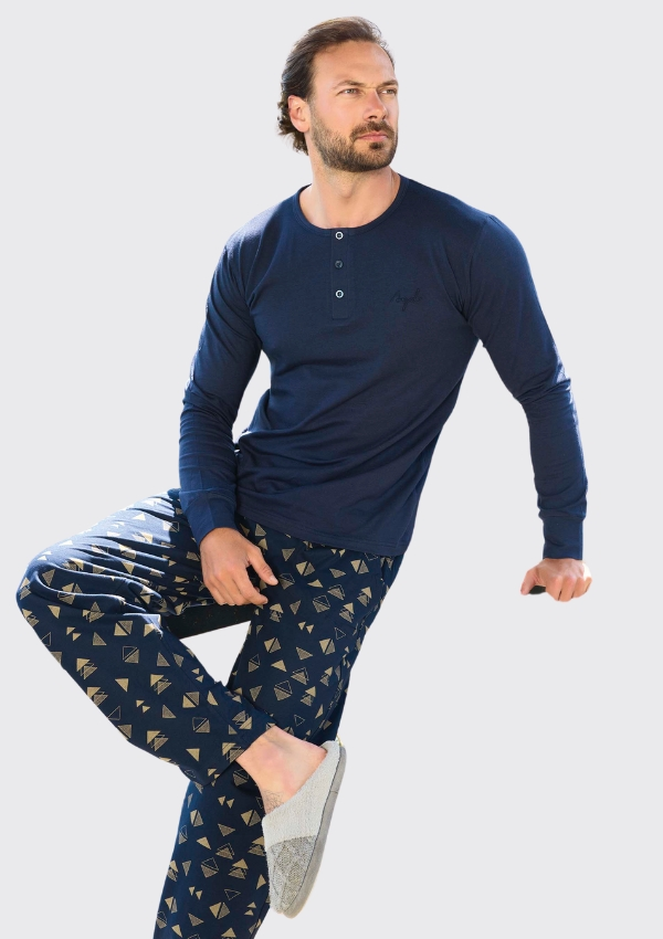 PIŻAMA MĘSKA model: 3436 (M, L, XL)