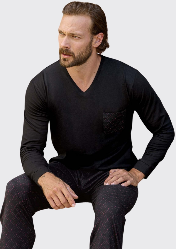 PIŻAMA MĘSKA model: 3500 (S, M, L, XL)