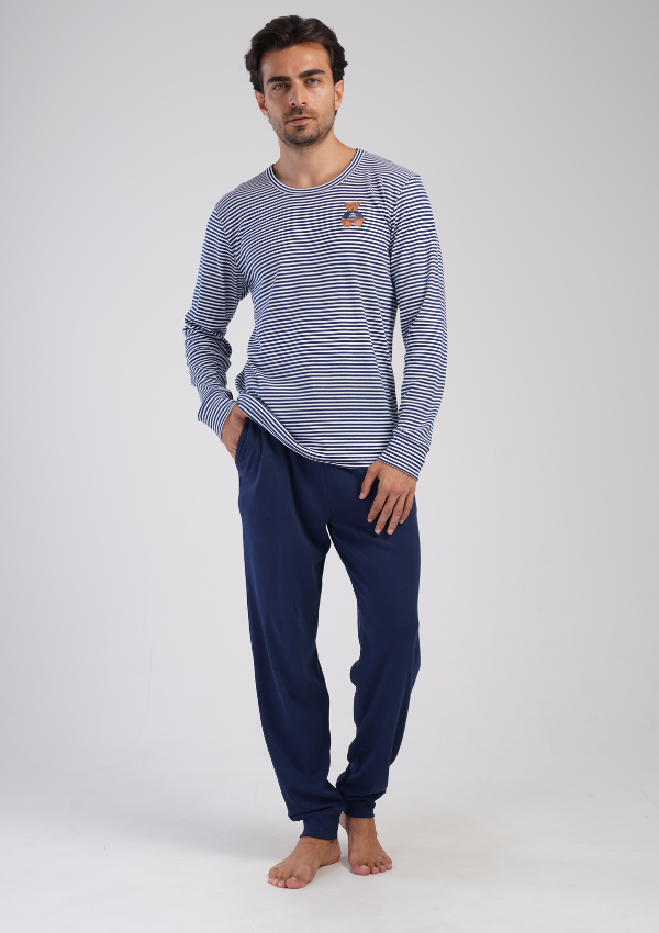 PIŻAMA MĘSKA interlock model: 4033751913 (M, L, XL, XXL)